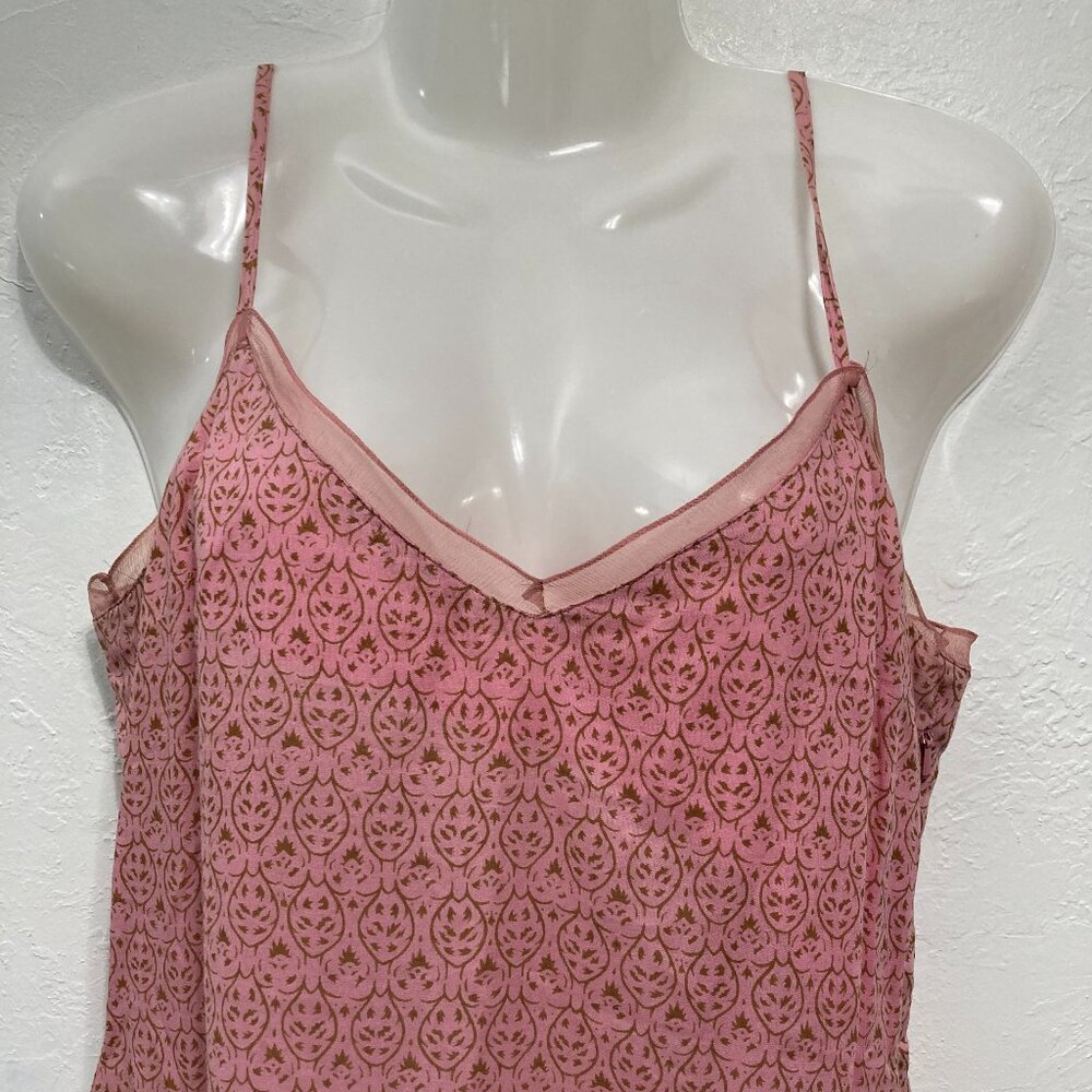 American Eagle Y2K Mini Sweetheart Dress Spaghetti Straps Beaded Pink Size 6 - Picture 5 of 14